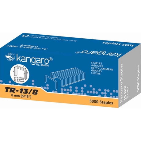 Kangaro TR-13/8 Heavy Duty Staples Gun Tackers 5000-pack KAN/S/TR-13/8