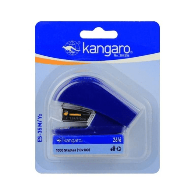 Kangaro ES-35M Y2 Mini Plastic Stapler Blue KAN/SM/ES-35M/Y2/BLU