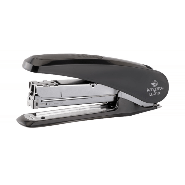 Kangaro LE-210 Metal Full Strip Less Effort Stapler Black KAN/SM/LE-210