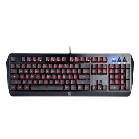 Thermaltake Tt eSPORTS Challenger Edge Membrane RGB Gaming Keyboard KB-CHE-MBBLUS-01