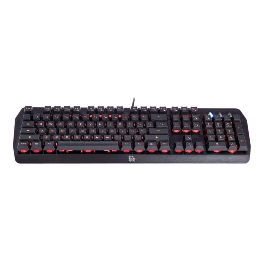 Thermaltake Tt eSPORTS Challenger Edge Membrane RGB Gaming Keyboard KB-CHE-MBBLUS-01