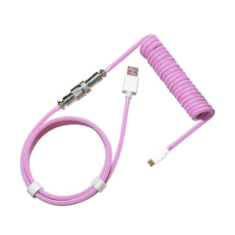 Cooler Master Type-C Coiled Cable Magenta KB-CMZ1