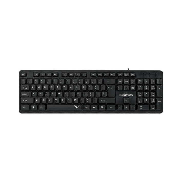 Alcatroz Silent KB1000 USB Wired Keyboard