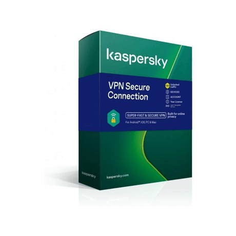 Kaspersky Secure Connection 1-year 1-User 5-Device License KL19879DEFS