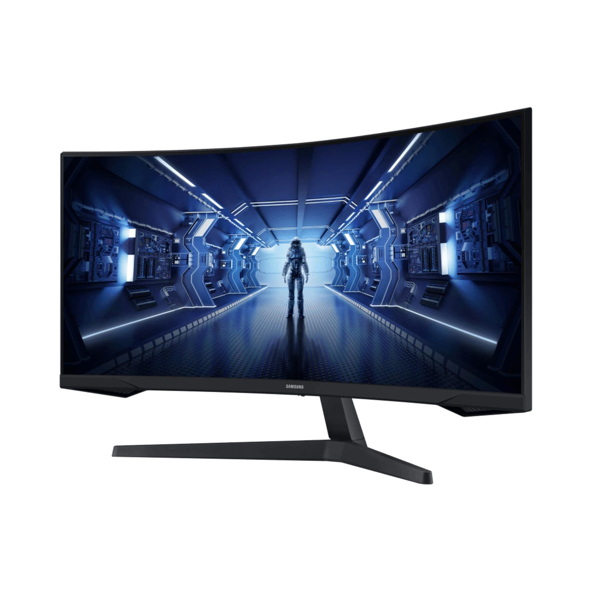 Samsung Odyssey 34-inch 3440x1440p QHD 21:9 165Hz 1ms VA LED Curved Monitor LC34G55TWWPXEN