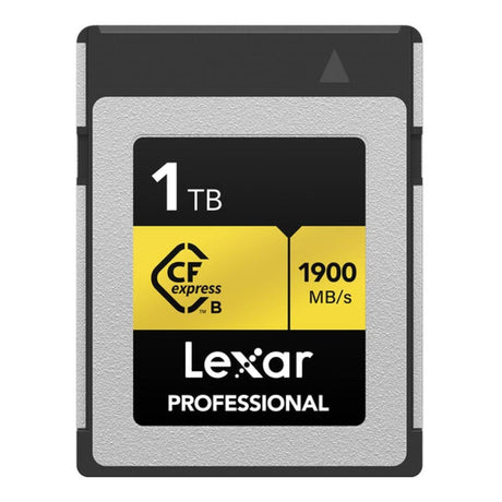 Lexar Professional GOLD 1TB CFexpress Type-B Memory Card LCXEXPR001T-RNENG