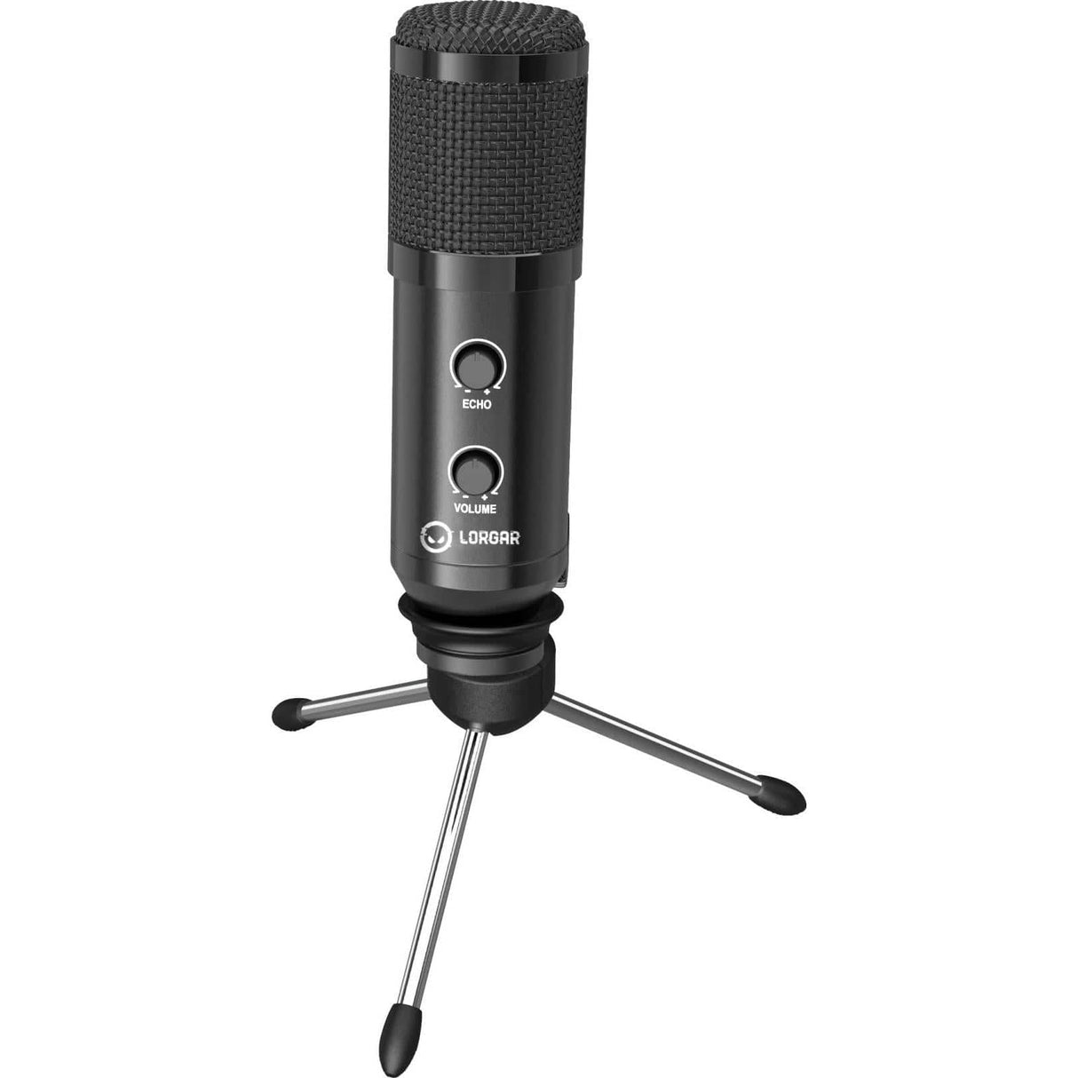 Lorgar Soner 313 USB Condenser Gaming Microphone with Tripod Stand Black LRG-CMT313