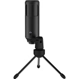 Lorgar Voicer 521 USB Condenser Gaming Microphone with Tripod Stand Black LRG-CMT521