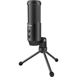 Lorgar Voicer 521 USB Condenser Gaming Microphone with Tripod Stand Black LRG-CMT521