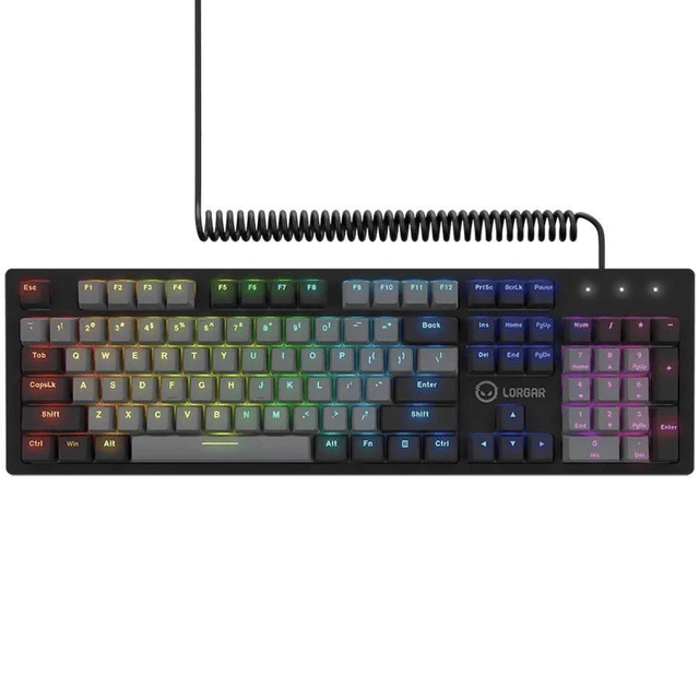 Lorgar Azar 514 RGB Wired Mechanical Gaming Keyboard Black LRG-GK514B-US