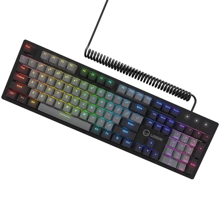 Lorgar Azar 514 RGB Wired Mechanical Gaming Keyboard Black LRG-GK514B-US