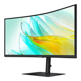 Samsung ViewFinity S6 S65UC 34-inch 3440 x 1440p UWQHD 21:9 100Hz 5ms LED VA Curved Monitor LS34C652UAUXEN