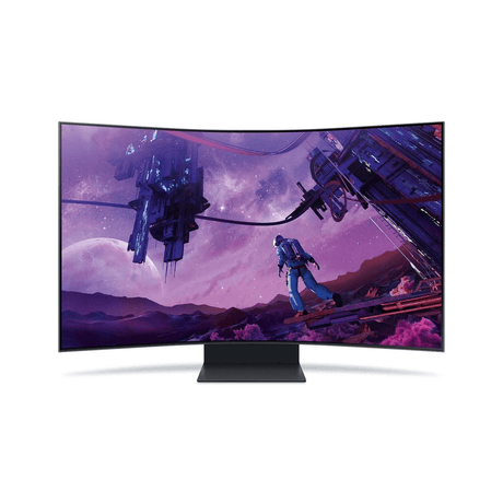 Samsung Odyssey ARK 55-inch 3840 x 2160p 4K UHD 16:9 165 Hz 1ms Quantum Mini-LED Curved Monitor LS55BG970NUXEN