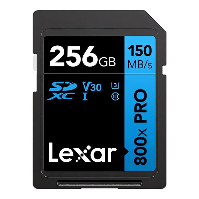 Lexar BLUE Series High-Performance 800xPRO 256GB SDHC/SDXC UHS-I Memory Card LSD0800P256G-BNNNG