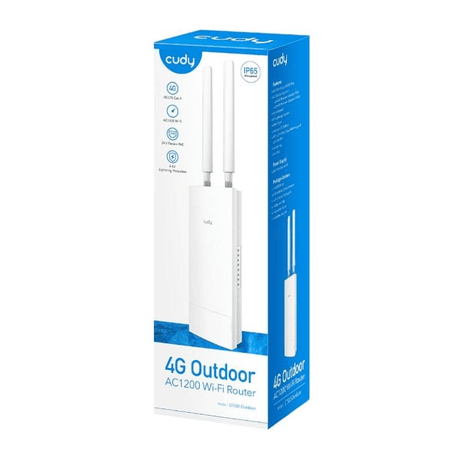 Cudy LT500 AC1200 Wi-Fi 4G LTE Cat4 Outdoor Router