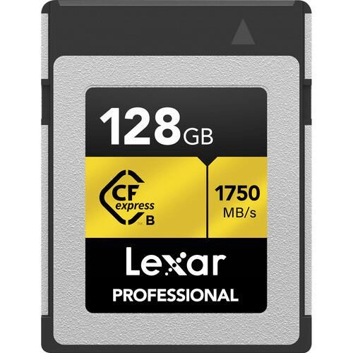 Lexar 128GB Professional CFexpress Type B Memory Card LXCFX10-128