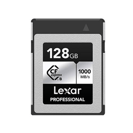 Lexar Silver CF Express Pro 128GB Type B Memory Card LXCFXSL-128G