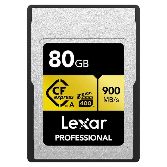 Lexar Gold CF Express Pro 80GB Type A Memory Card LXCFXTA-80G