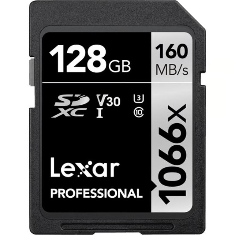 Lexar SD Professional 128GB 1066x SDXC Memory Card LXSD1066P128