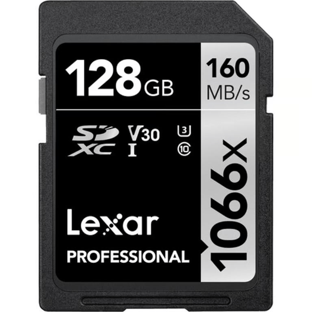 Lexar SD Professional 128GB 1066x SDXC Memory Card LXSD1066P128