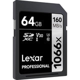 Lexar Professional SD PRO 64GB Memory Card LXSD1066P64