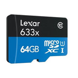 Lexar High-Performance 633x 64GB microSDXC UHS-I Memory Card LXSDM63364