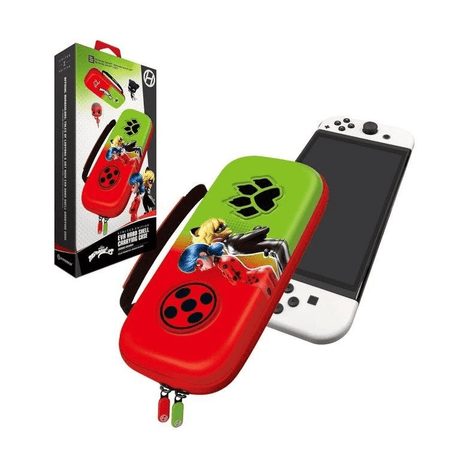 Hyperkin Official Miraculous EVA Hard Shell Carrying Case - Ladybug & Cat Noir M07541-MTBC