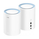 Cudy M1200(2-pack) AC1200 Dual-Band Whole Home Mesh Wi-Fi 5 System