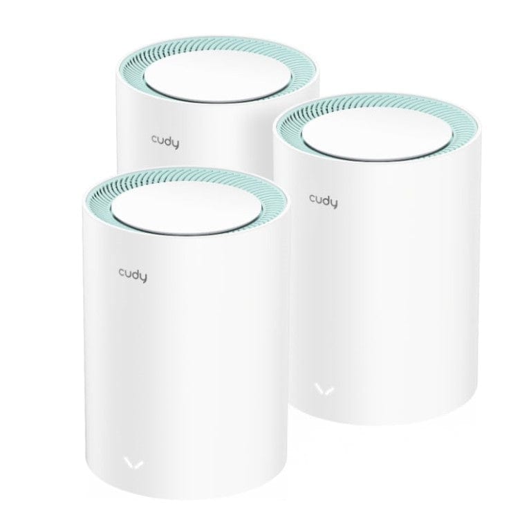 Cudy M1300 AC1200 Whole Home Mesh Wi-Fi Gigabit System 3-pack