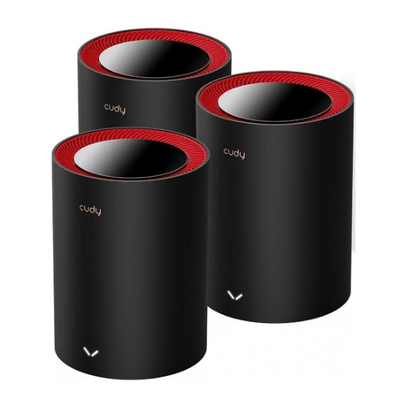 Cudy M3000(3-pack) AX3000 2.5-Gigabit Dual-Band Wi-Fi 6 Mesh System