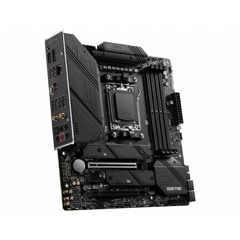 MSI MAG B650M Mortar Wi-Fi AMD Socket AM5 micro ATX Motherboard