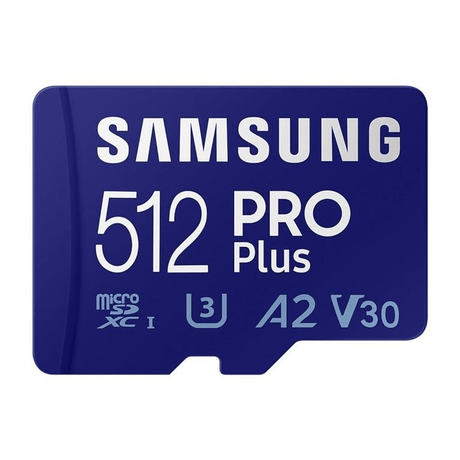 Samsung PRO Plus 512GB MicroSDXC UHS-I Class 10 Memory Card MB-MD512KA/APC