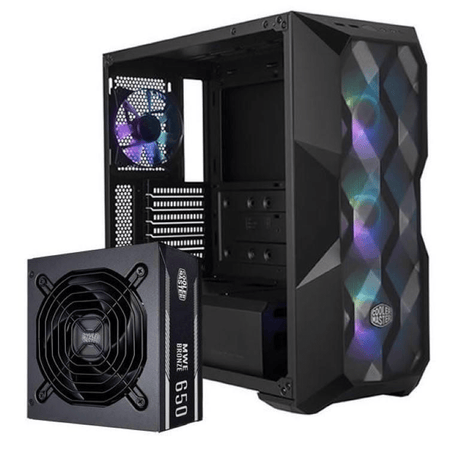 Cooler Master Masterbox TD500 Diamond Cut PC Case Black MCB-D500D-KGNB65-S02