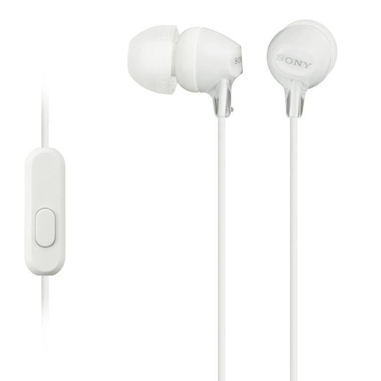 Sony MDR-EX15AP In-Ear Earphones White MDR-EX15APWZE