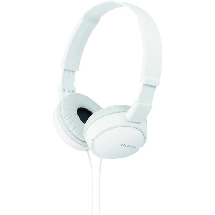 Sony Folding Headsets White MDR-ZX110