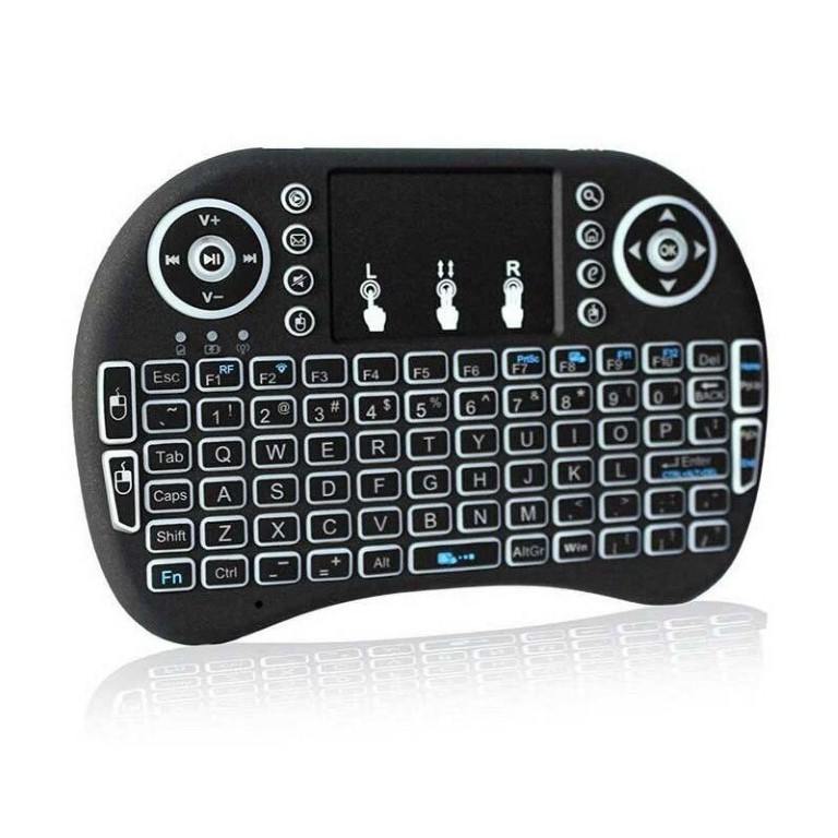 Tuff-Luv Mini Mobile 2.4GHz Wireless Keyboard with Touchpad Black MF2201