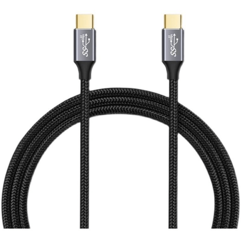 Tuff-Luv MF2303 Type-C Male to Male Braided Cable 3m