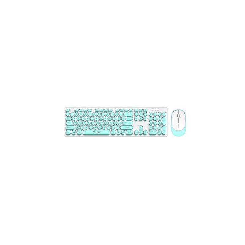 Tuff-Luv Wireless Keyboard and Mouse Combo Neon Green MF2392