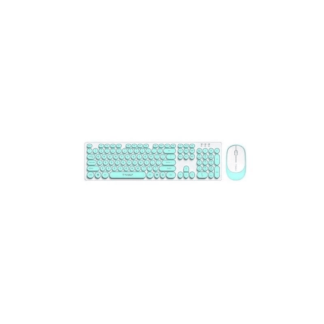 Tuff-Luv Wireless Keyboard and Mouse Combo Neon Green MF2392