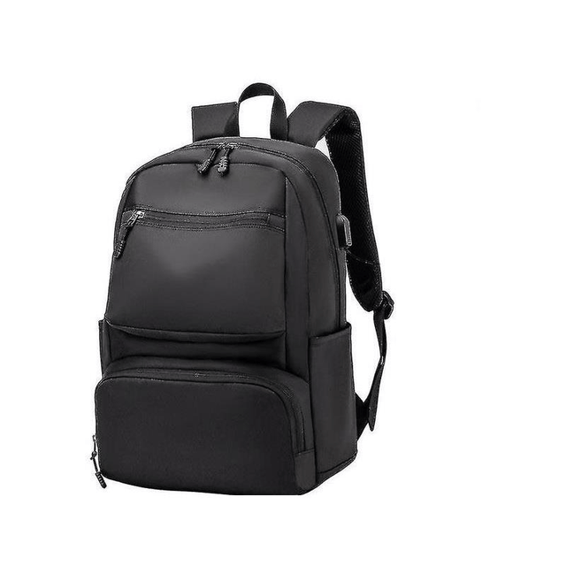 Tuff-Luv Oxford 13-15.6-inch Backpack with USB Charging Port Black MF2414