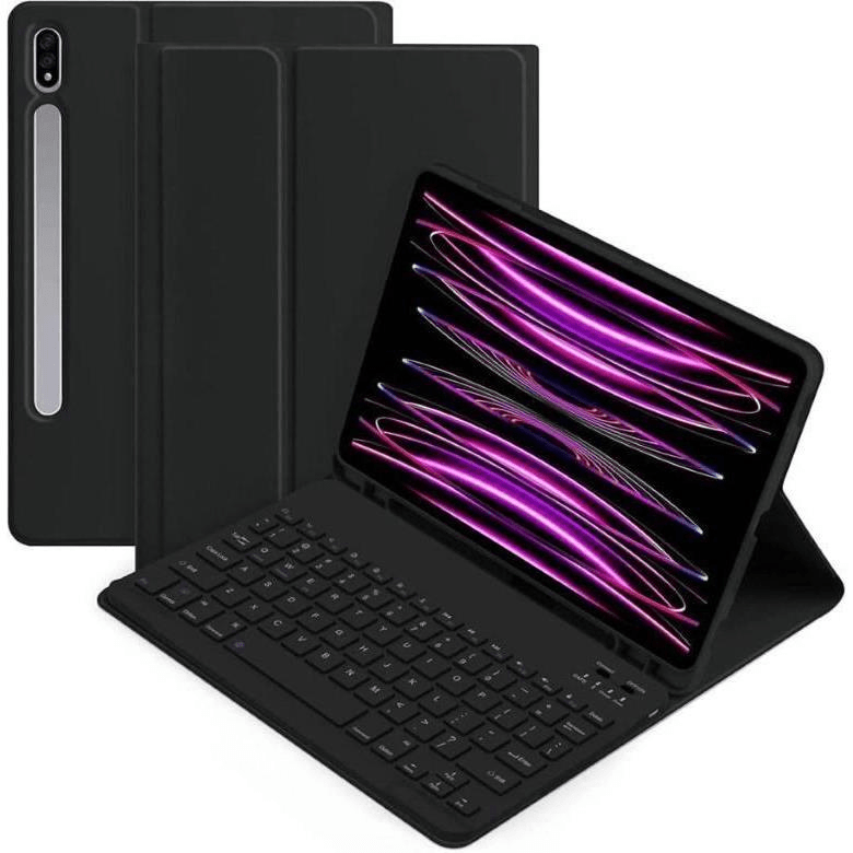 Tuff-Luv 12.4-inch Bluetooth Keyboard Case Black MF2532