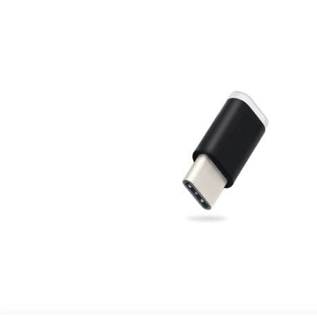 Tuff-Luv USB-C Female to USB-A Male Transmission and Charging Adapter Black MF2582