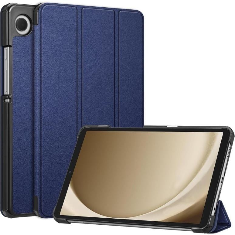 Tuff-Luv 8.7-inch Smart Stand Case for Samsung Galaxy Tab A9 Navy Blue MF2794