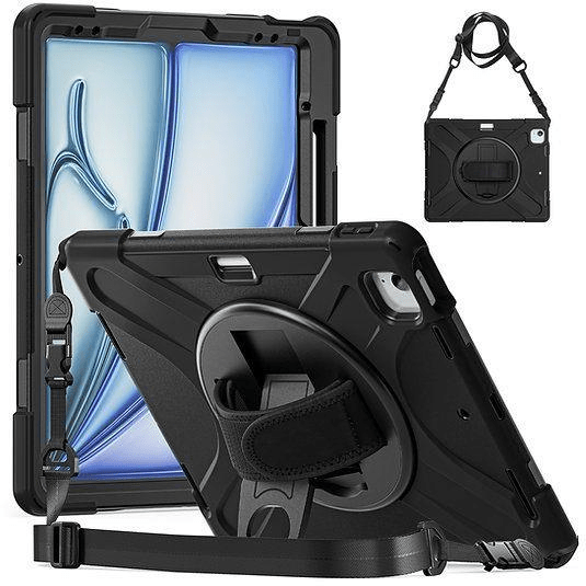 Tuff-Luv Armour Jack Rugged Stand Case for Apple iPad Pro 11 Black MF2937