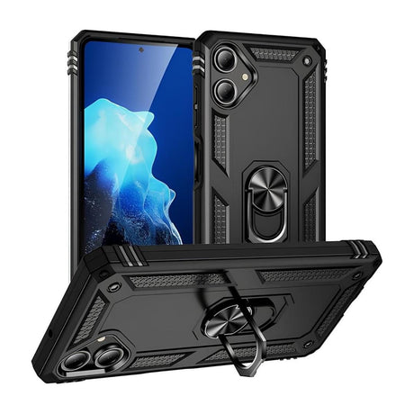 Tuff-Luv Rugged Case & Stand for Samsung Galaxy A06 Black MF3726