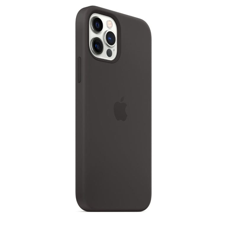 Apple iPhone 12 Pro Black Silicone Case with MagSafe Support