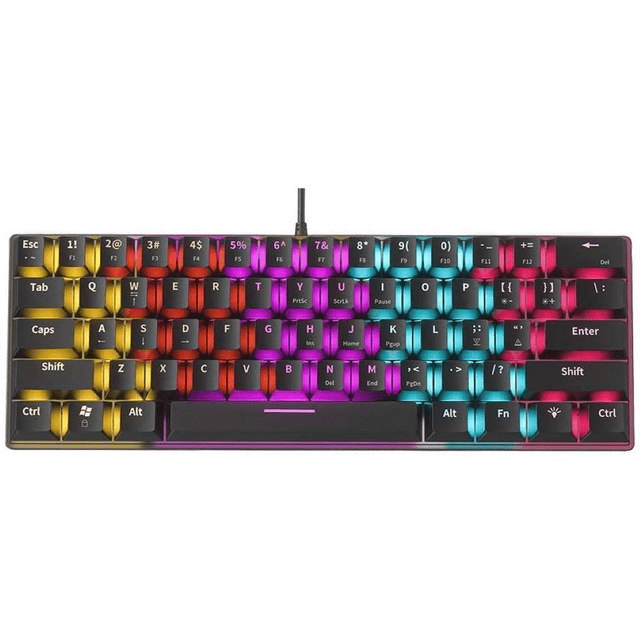 Armaggeddon MKA-1CCLI Neo Psychswift Clicky Wired Keyboard Black