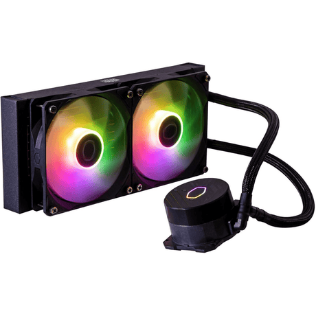 Cooler Master MasterLiquid 240L Core ARGB AIO 240mm Black Liquid CPU Cooler MLW-D24M-A18PZ-R1