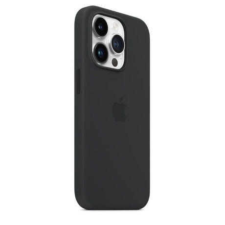 Apple iPhone 14 Pro Midnight Silicone Case with MagSafe Support