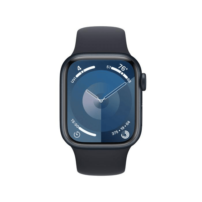 Apple Watch Series 9 GPS 45mm Midnight Aluminium Case with Midnight Sport Band MR9A3QR/A